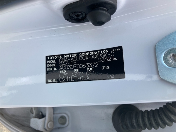 Toyota Harrier 240G L PACKAGE 2007